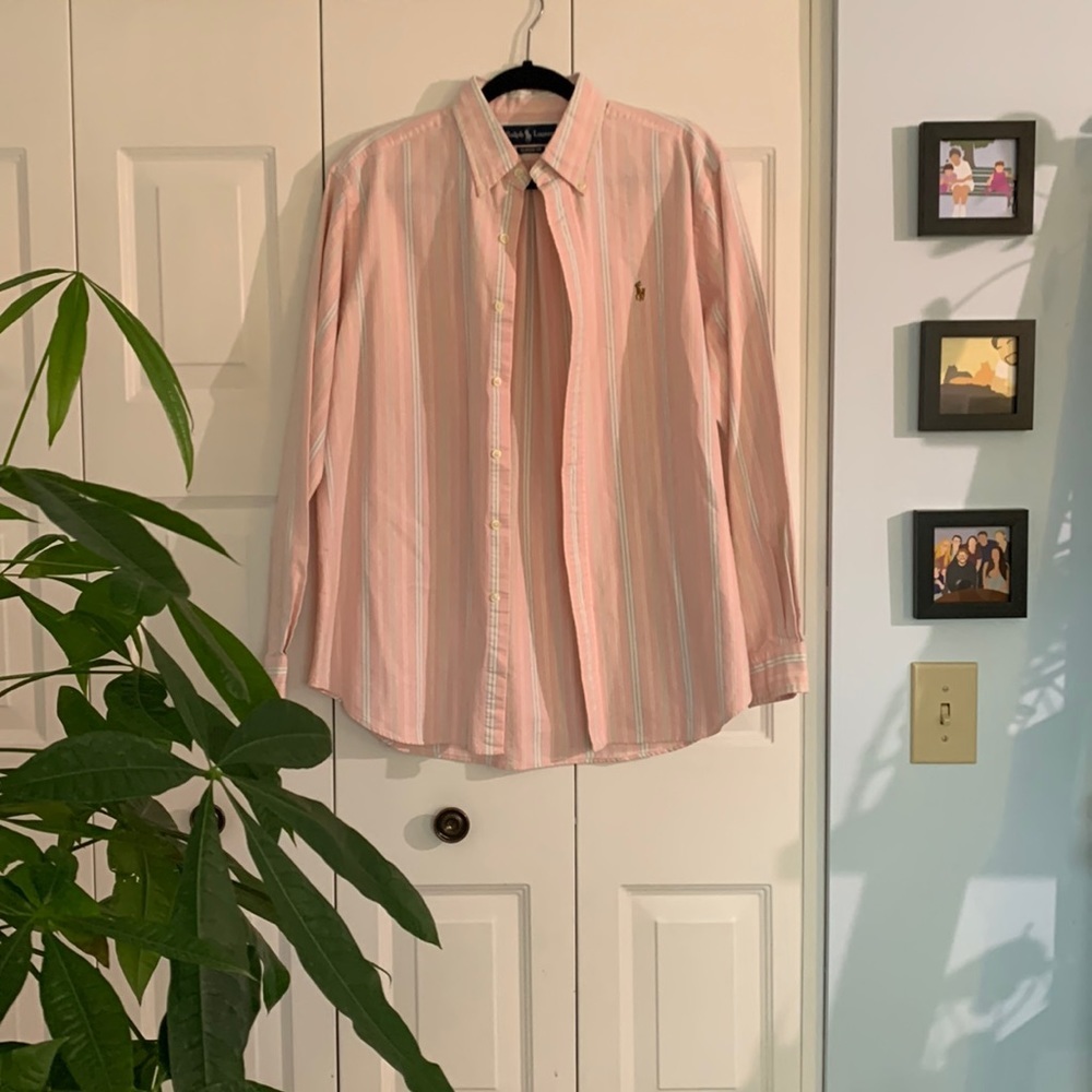 Retro Pink Ralph Lauren Button Down